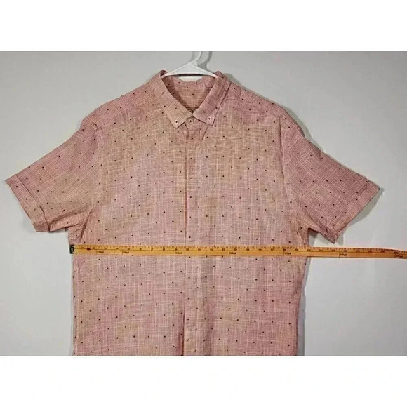 Mario Puzo by Life Style Industry Mens Short Sleeve Button Up Shirt XXL * - Picture 10 of 11